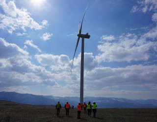 Students of GIPA’s Higher Vocational Program Visited the Kartli Wind Power Plant