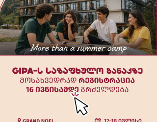 GIPA-ს საზაფხულო ბანაკი - More than a Summer Camp
