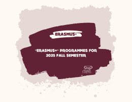 Erasmus+ Programmes for 2025 Fall Semester