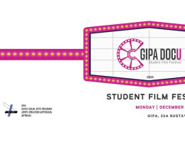 GIPA-ს სტუდენტური ფილმების ფესტივალი GIPA DocU იწყება