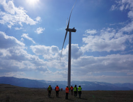Students of GIPA’s Higher Vocational Program Visited the Kartli Wind Power Plant
