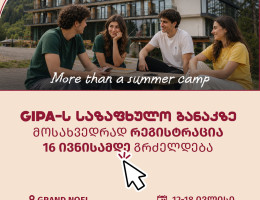 GIPA-ს საზაფხულო ბანაკი - More than a Summer Camp