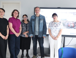 The GIPA Language Center hosted Professor Martina Šindelářová from the Language Centre of Masaryk University, Czech Republic