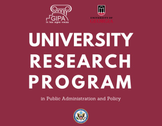 UNIVERSITY RESEARCH PROGRAM IN PUBLIC ADMINISTRATION AND POLICY