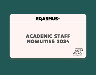 Internal Call for Selection of ERASMUS + Academic Staff Mobilities for Spring 2024 and Fall 2024 Semester