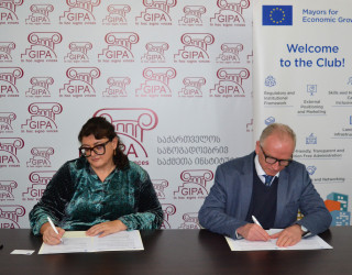 Memorandum of agreement between GIPA and EU Project “Mayors for Economic Growth”