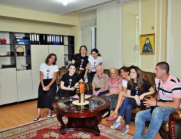 GIPA Students Visit Tbilisi Elderly Home