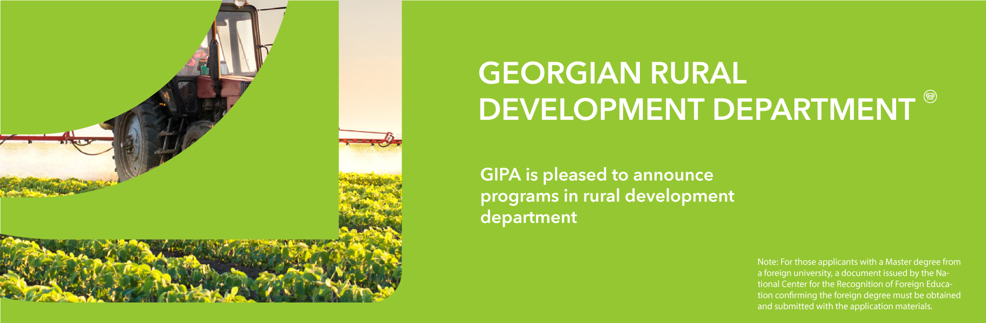 The Georgian Rural Development Program